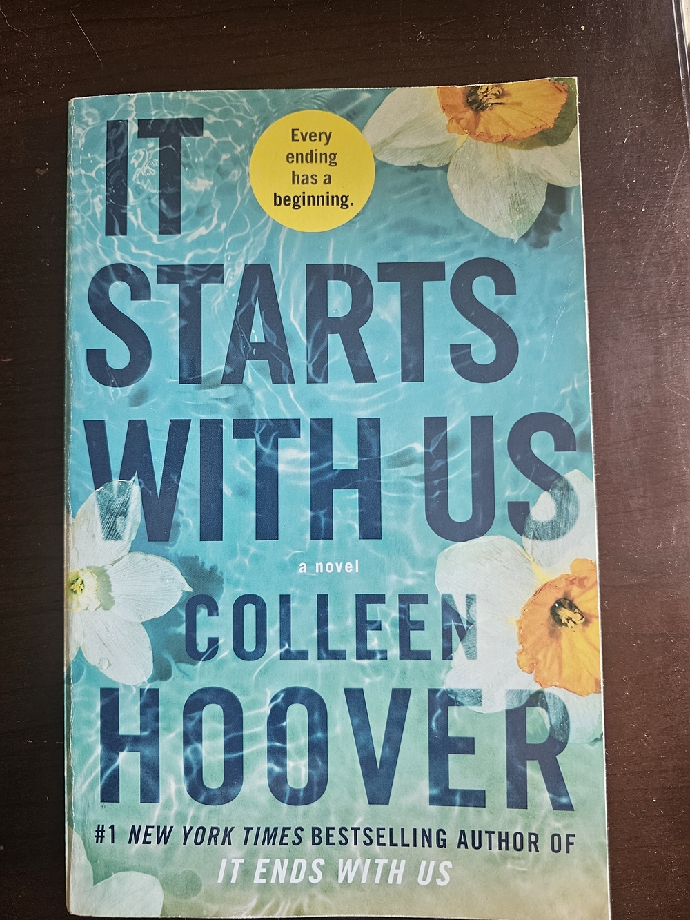 It Starts With Us - Turquoise Cover by Colleen Hoover
